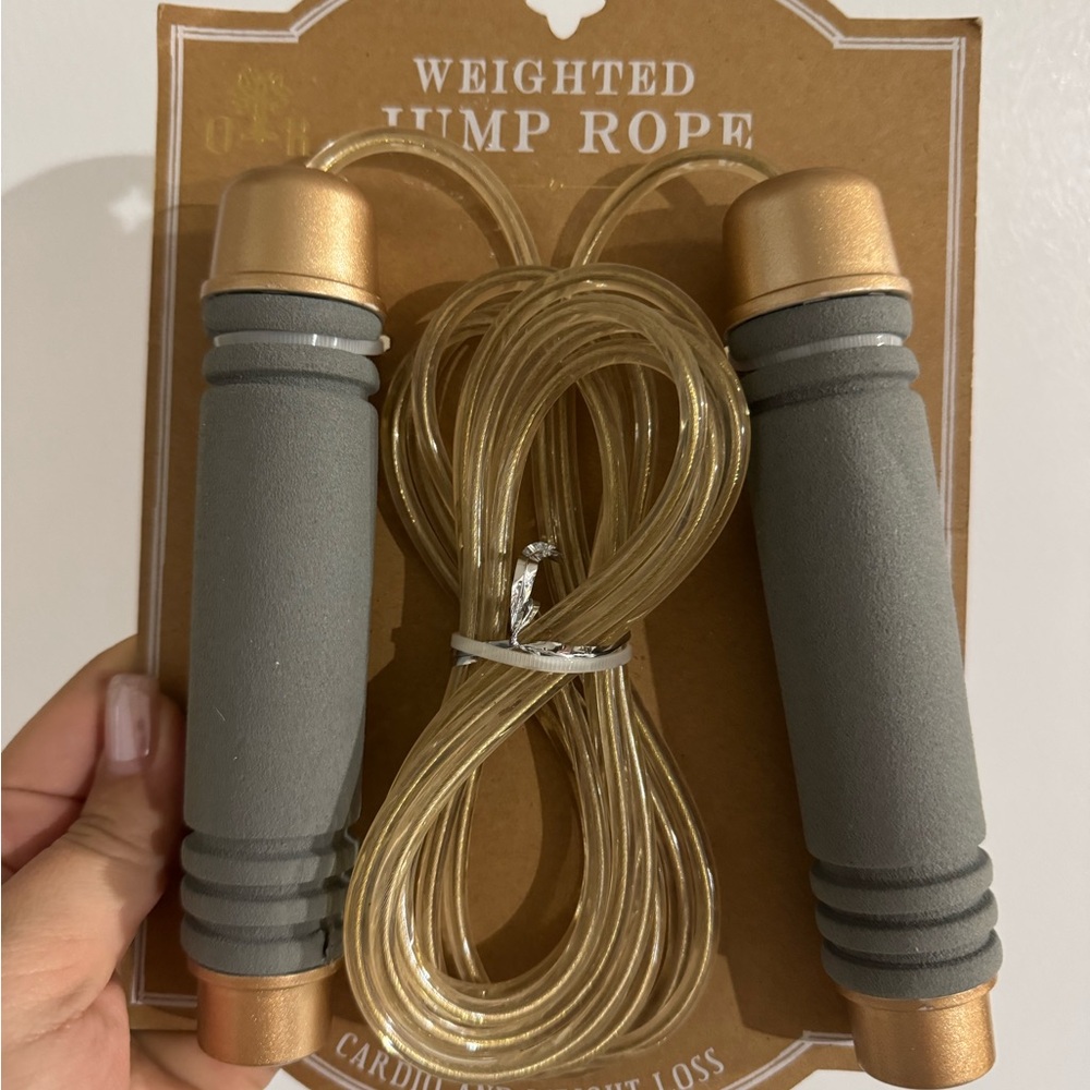 New weighted jump rope